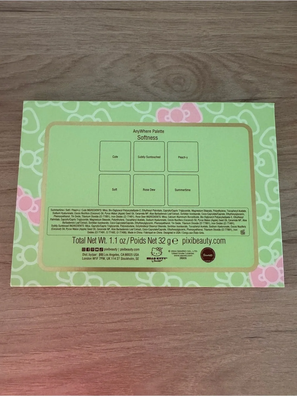 Pixi + Hello Kitty Anywhere Palette